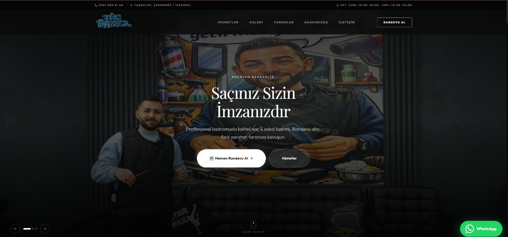 Yönetim paneli ve tam kontrol sizde.